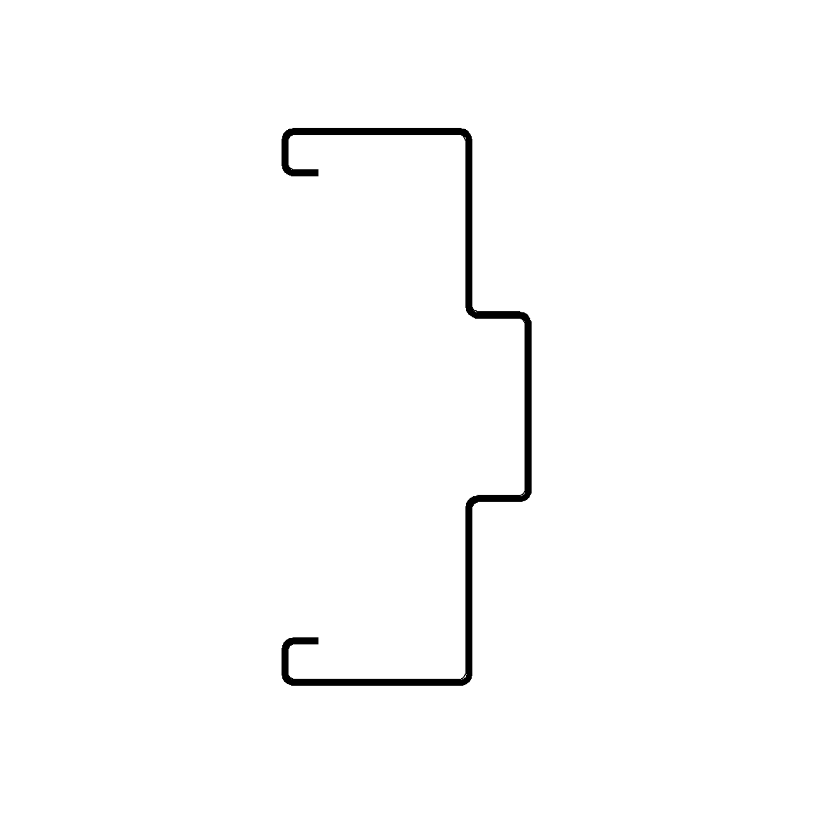 DER - Drywall Equal Rabbet Profile